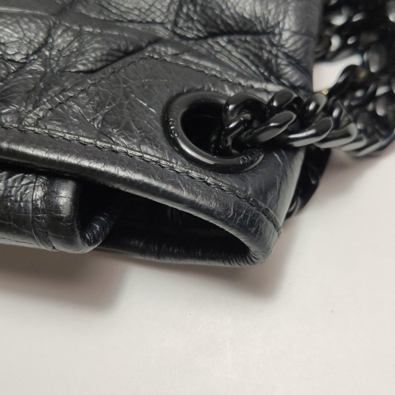 Saint Laurent Niki中型牛皮純色YSL標誌單肩包-28