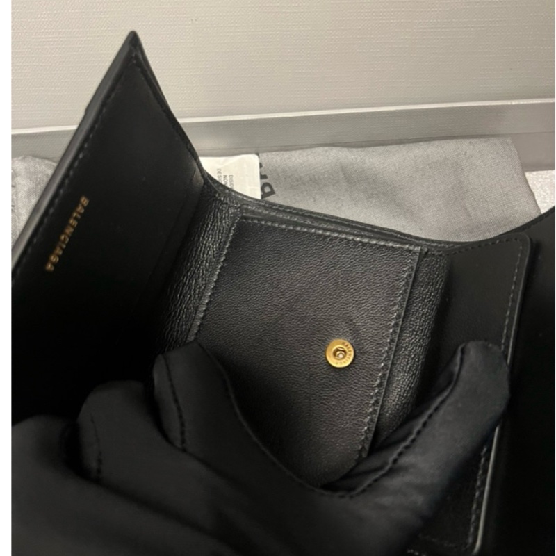 🇬🇧英國購入｜Balenciaga Black Calfskin Hourglass短夾｜現貨-2