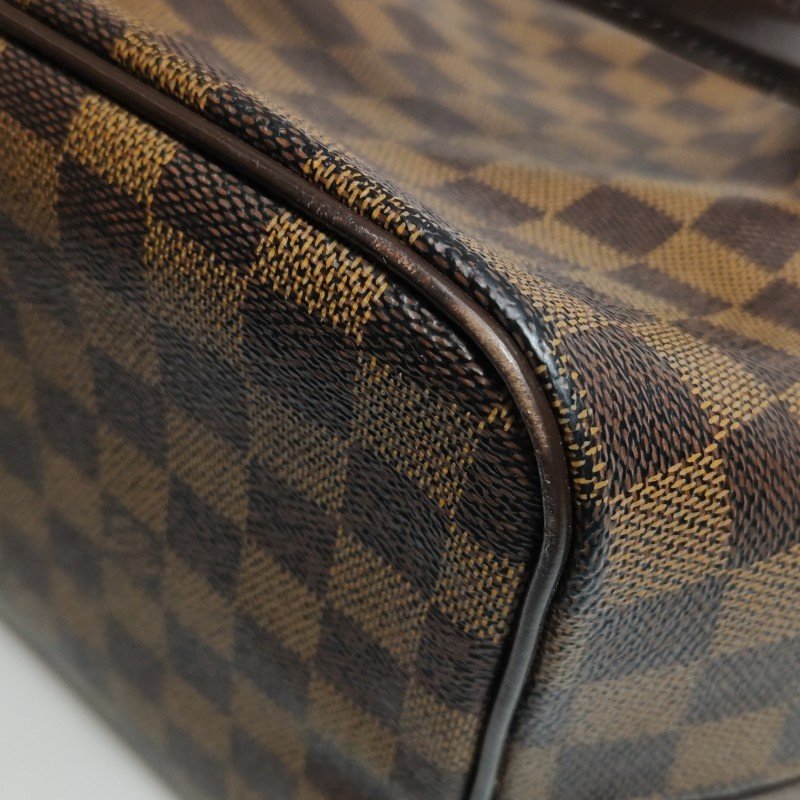 Louis Vuitton (LV) Westminster牛皮棋盤格Logo標誌飾邊餃子包單肩包-22