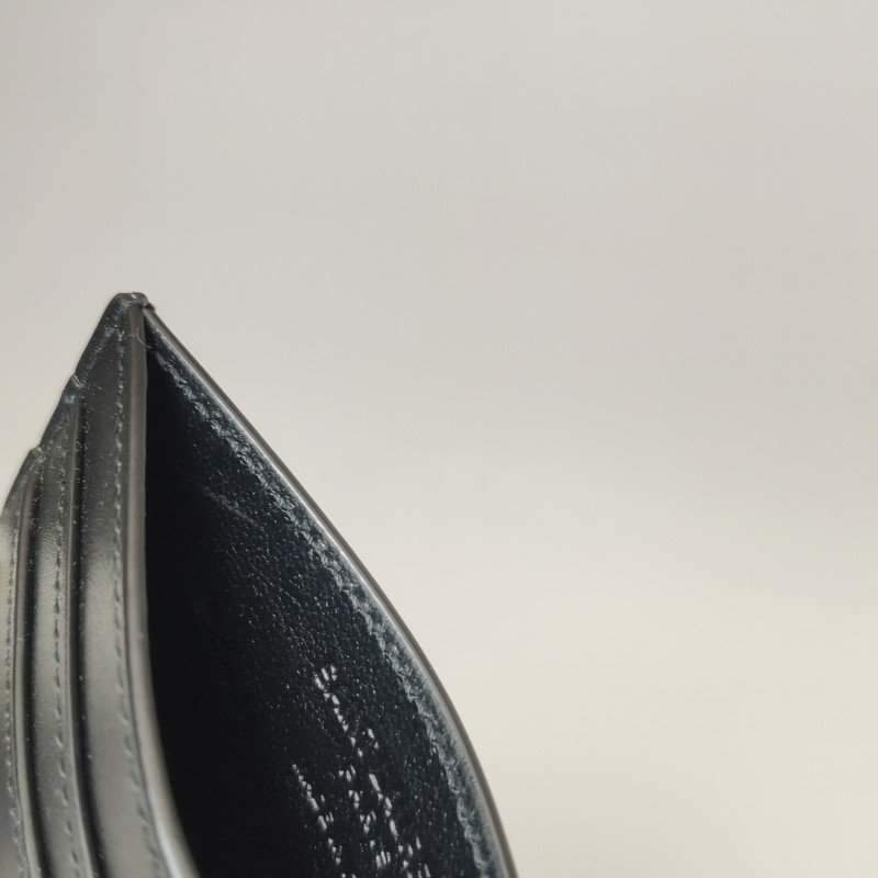 Saint Laurent 牛皮鉚釘裝飾字母logo卡包-8