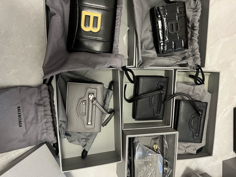 🇮🇹義大利購入｜Balenciaga  Neo Classic City 紋理牛皮短夾|現貨-5