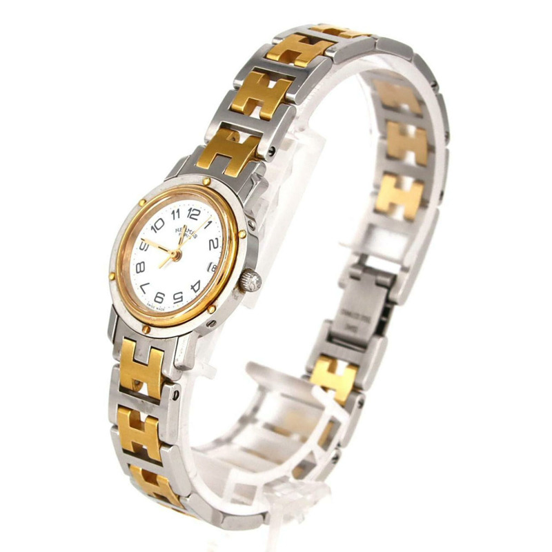 愛馬仕 Clipper Combination CL3.240 SSxGP 石英錶-1