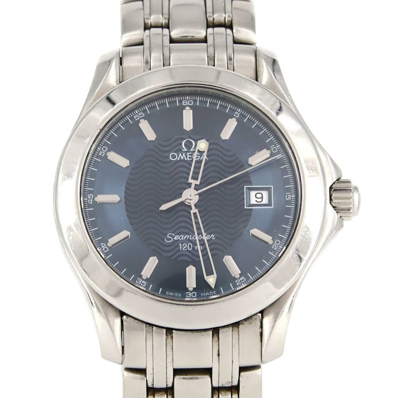 歐米茄海馬120 2511.81不鏽鋼石英錶-0