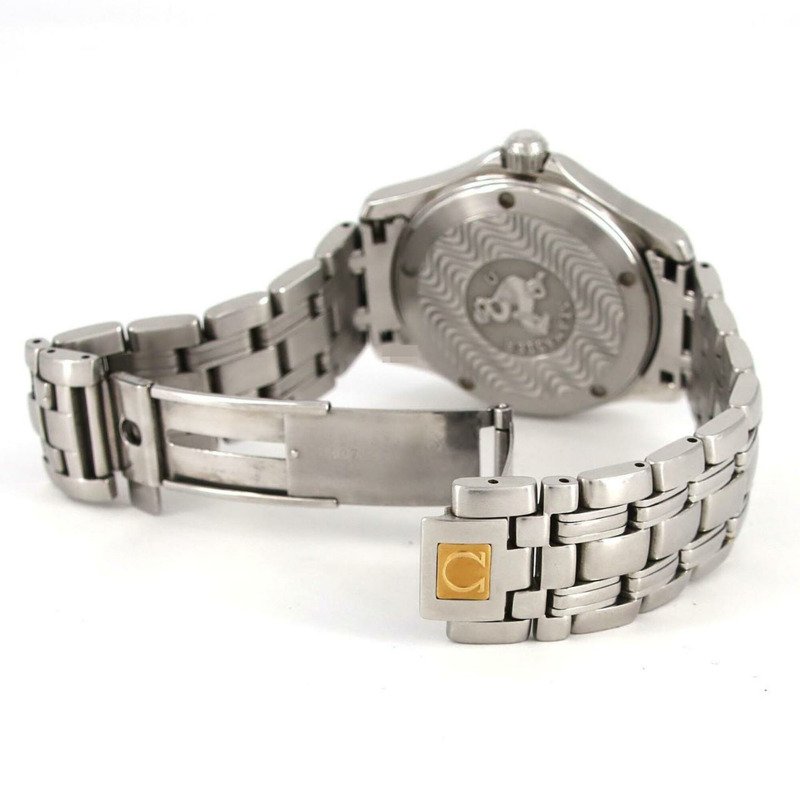 歐米茄海馬120 2511.81不鏽鋼石英錶-6