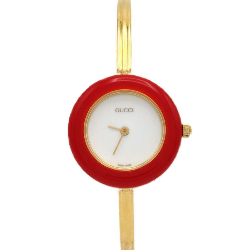 Gucci Change Ring GP 中型 11 12.2 石英錶-0