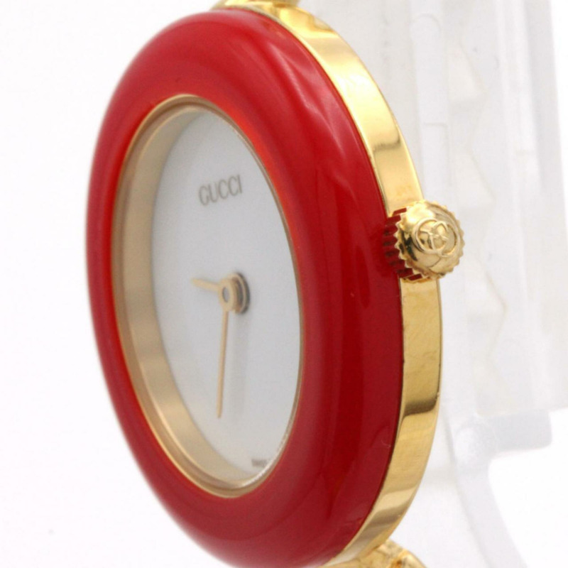 Gucci Change Ring GP 中型 11 12.2 石英錶-2