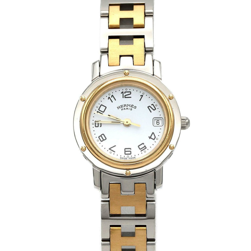 愛馬仕 Clipper Combination CL4.220 SSxGP 石英錶-0