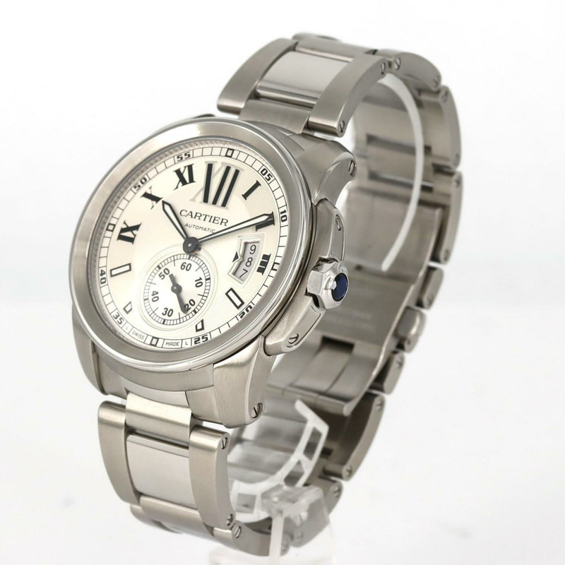 卡地亞 Calibre de LM W7100015 SS 自動腕錶-1