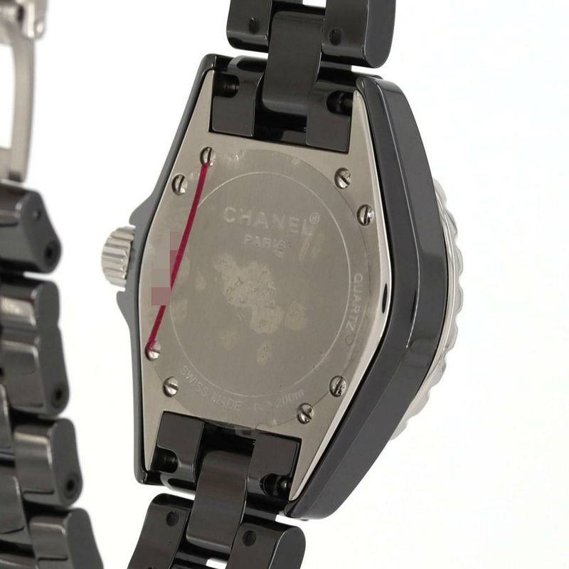 香奈兒 J12 33毫米陶瓷12P祖母綠H2130石英錶-5