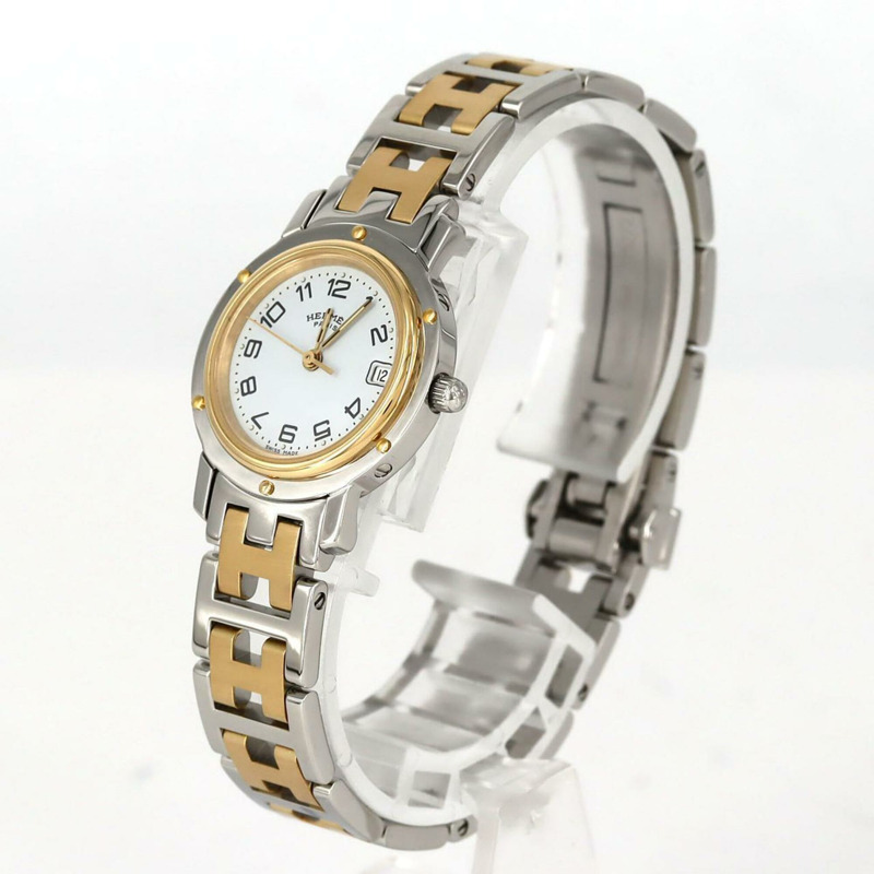 愛馬仕 Clipper Combination CL4.220 SSxGP 石英錶-1