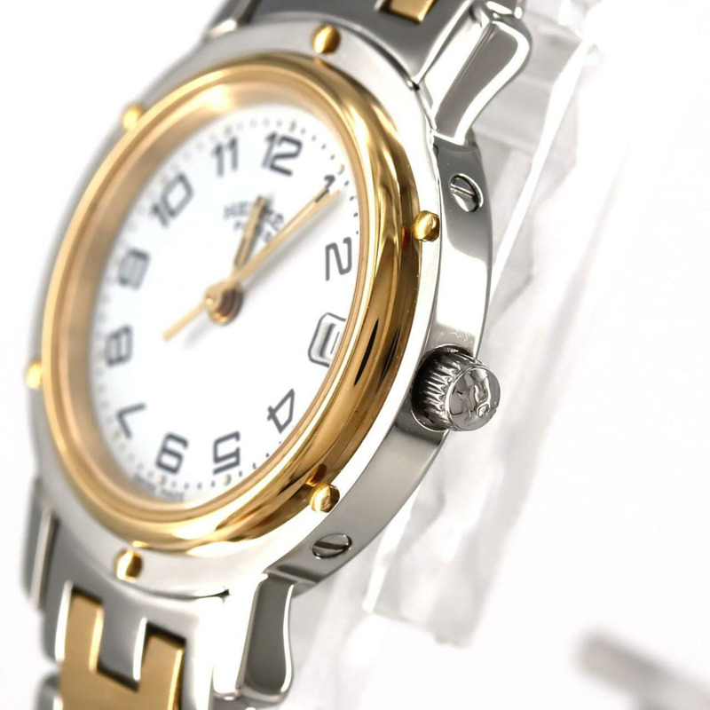 愛馬仕 Clipper Combination CL4.220 SSxGP 石英錶-3