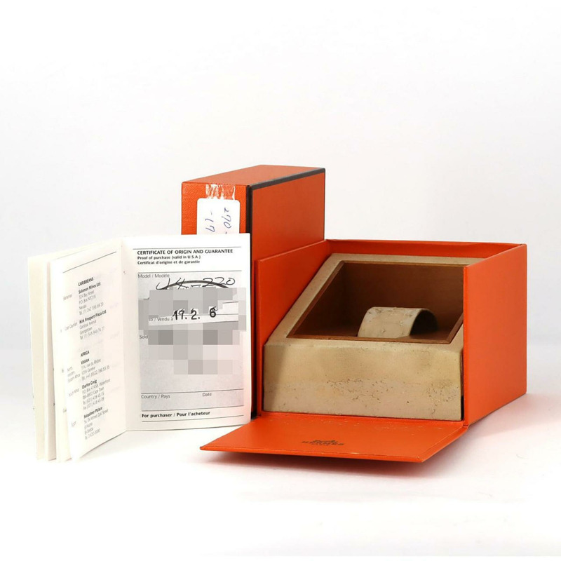 愛馬仕 Clipper Nacre 組合款 CL4.220 SSxGP 石英錶-7