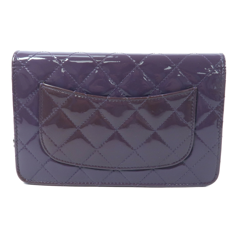CHANEL 漆皮皮革WOC Wallet On Chain鏈帶肩背袋-1