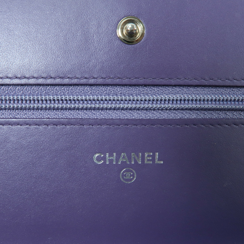CHANEL 漆皮皮革WOC Wallet On Chain鏈帶肩背袋-6