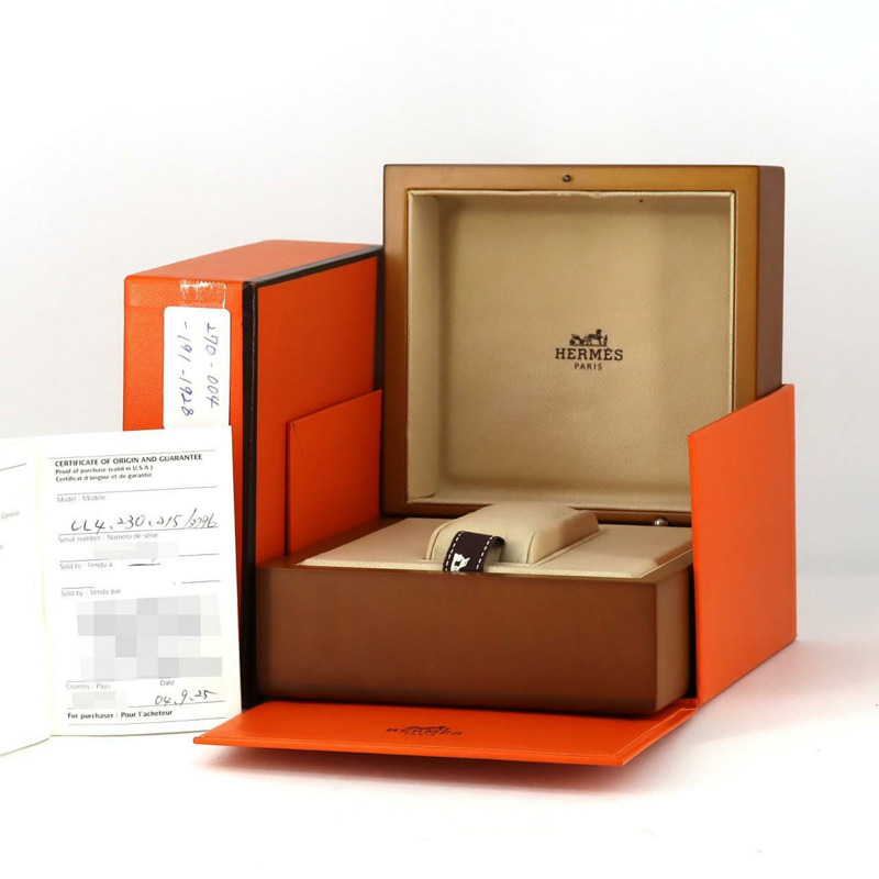 愛馬仕 Clipper Nacre 12P CL4.230 不鏽鋼石英錶-8