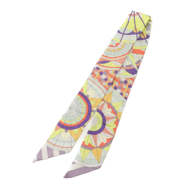 HERMES 絲質Twilly絲巾-1