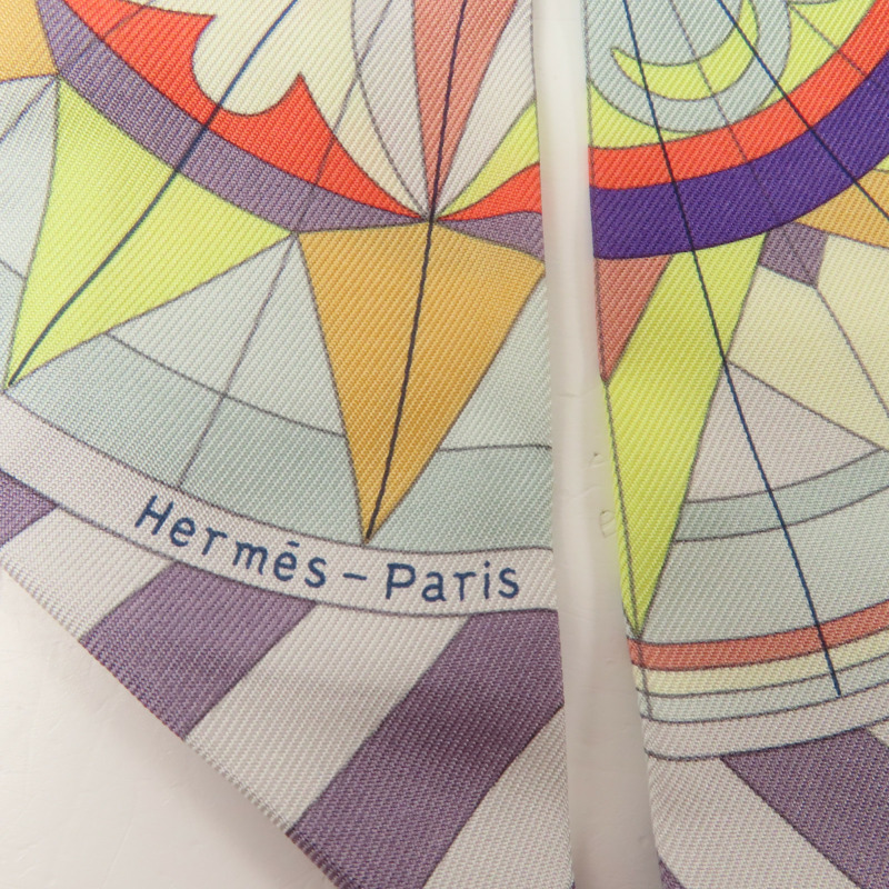 HERMES 絲質Twilly絲巾-3