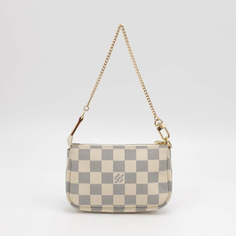 Louis Vuitton (LV) Accessories麻將包迷你棋盤格手提包-4