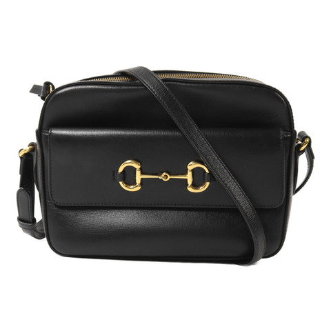 GUCCI 牛皮皮革Horsebit 1955 Small肩背袋