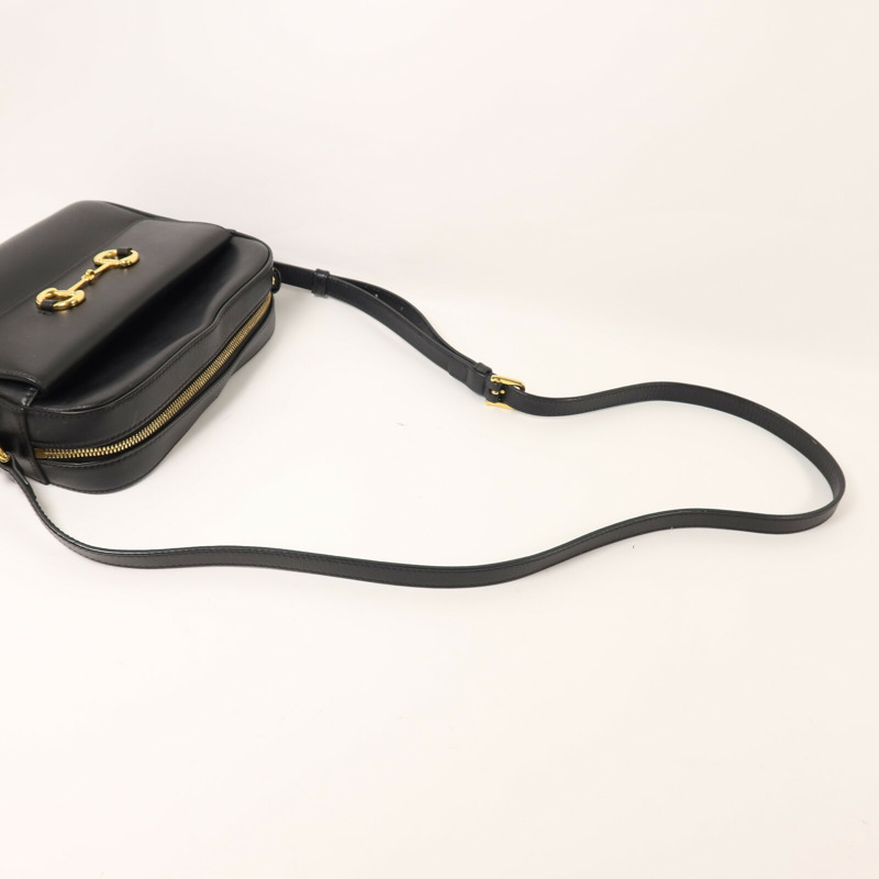 GUCCI 牛皮皮革Horsebit 1955 Small肩背袋-7