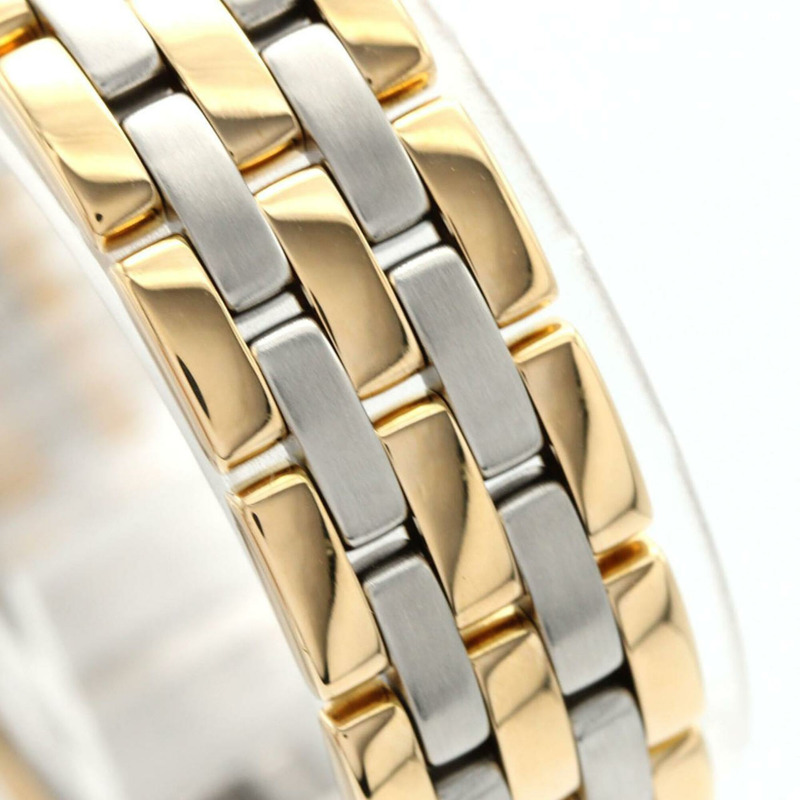 卡地亞 Panthère Vendome Aoyama SM 3ROW W25030B8 SSxYG 石英腕錶-4