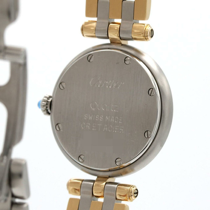 卡地亞 Panthère Vendome Aoyama SM 3ROW W25030B8 SSxYG 石英腕錶-6