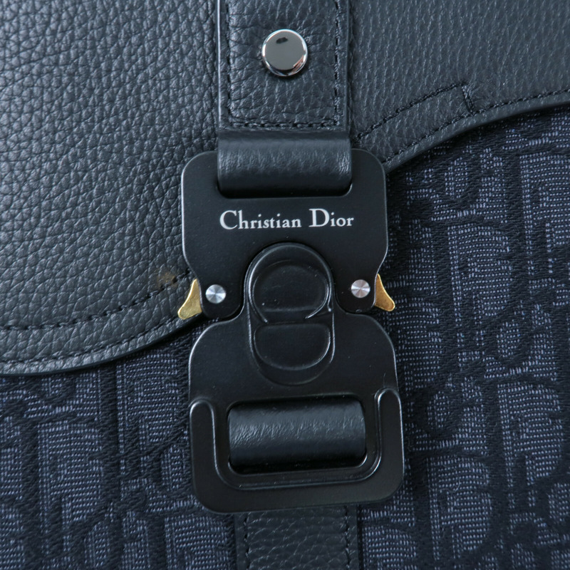Dior Oblique帆布Saddle Small肩背袋-6