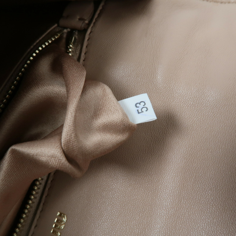 Miu Miu 羊皮皮革2 Way Shoulder鏈帶手挽肩背兩用袋-8