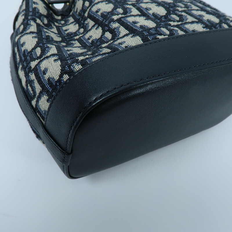 Dior 帆布Mini Oblique Bucket Bag鏈帶肩背袋-15
