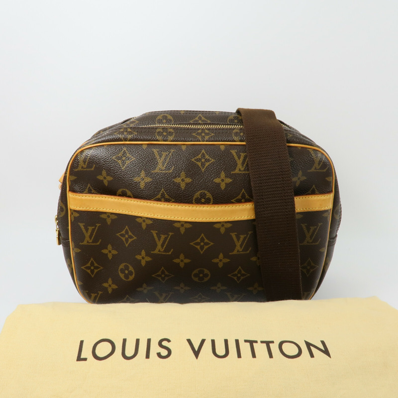 LOUIS VUITTON Monogram Reporter PM肩背袋-9