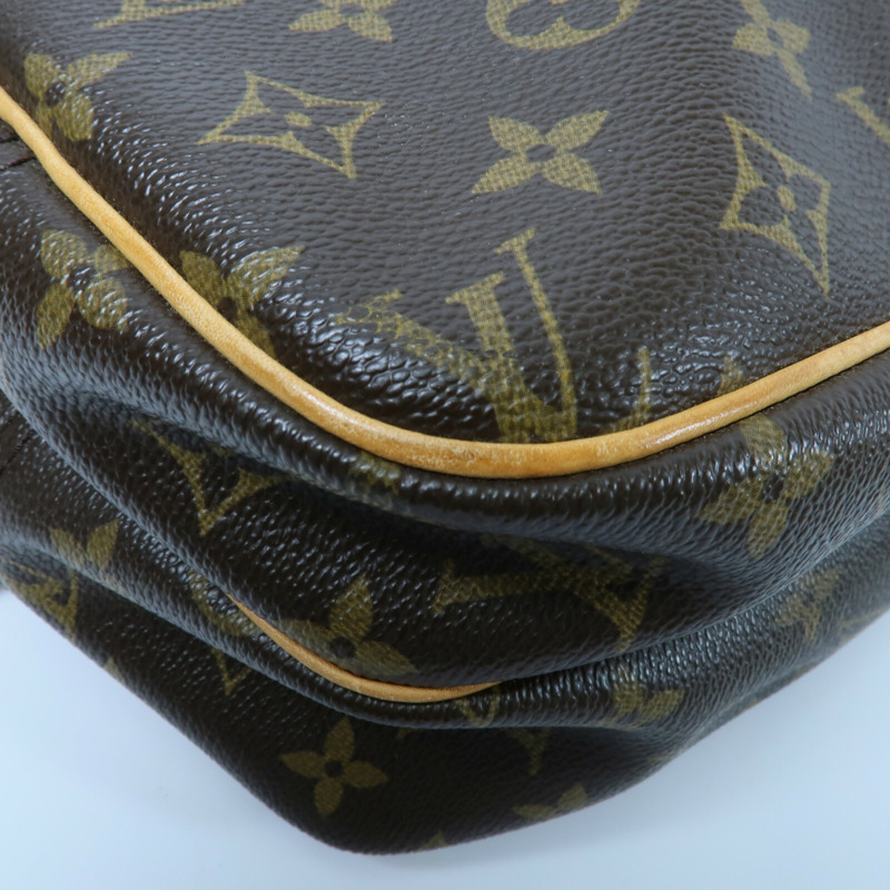 LOUIS VUITTON Monogram Reporter PM肩背袋-10