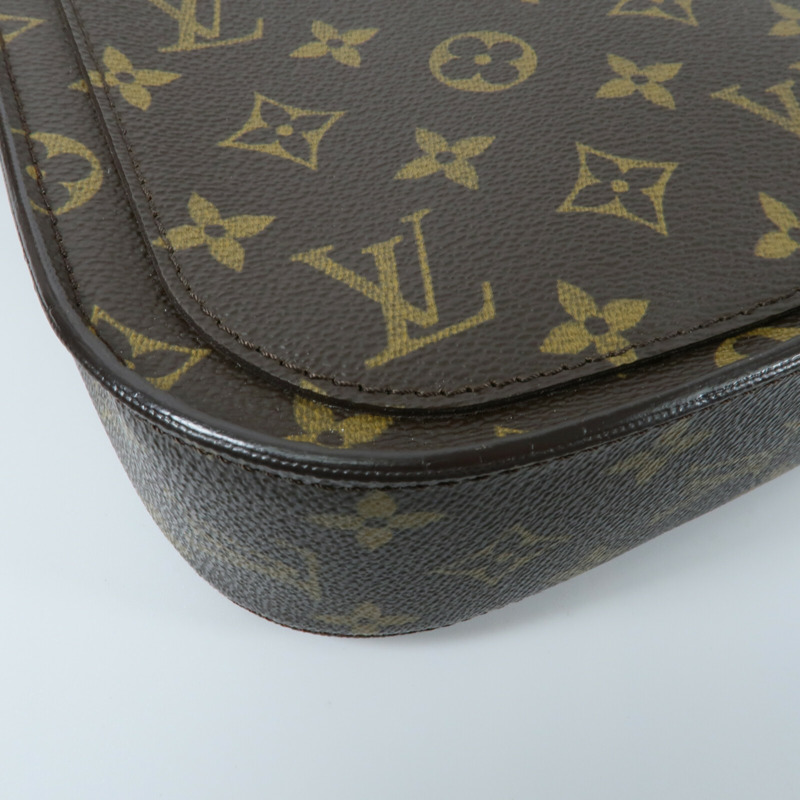 LOUIS VUITTON Monogram Saint Cloud GM肩背袋-10