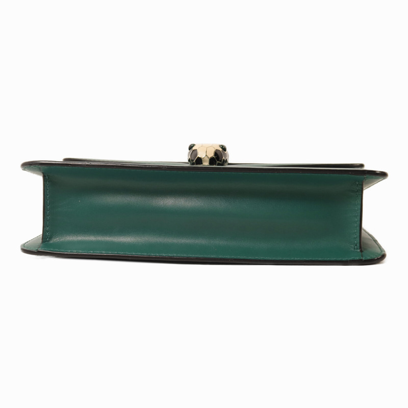 BVLGARI 牛皮皮革Serpenti Forever East West鏈帶肩背袋-3
