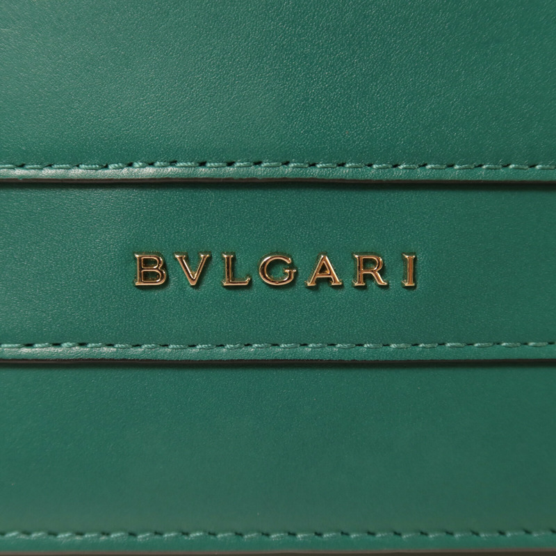 BVLGARI 牛皮皮革Serpenti Forever East West鏈帶肩背袋-15