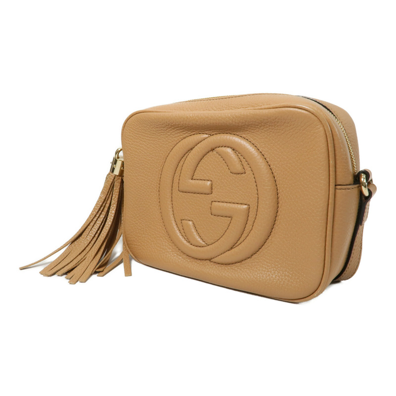 GUCCI 牛皮皮革Soho Disco肩背袋-1