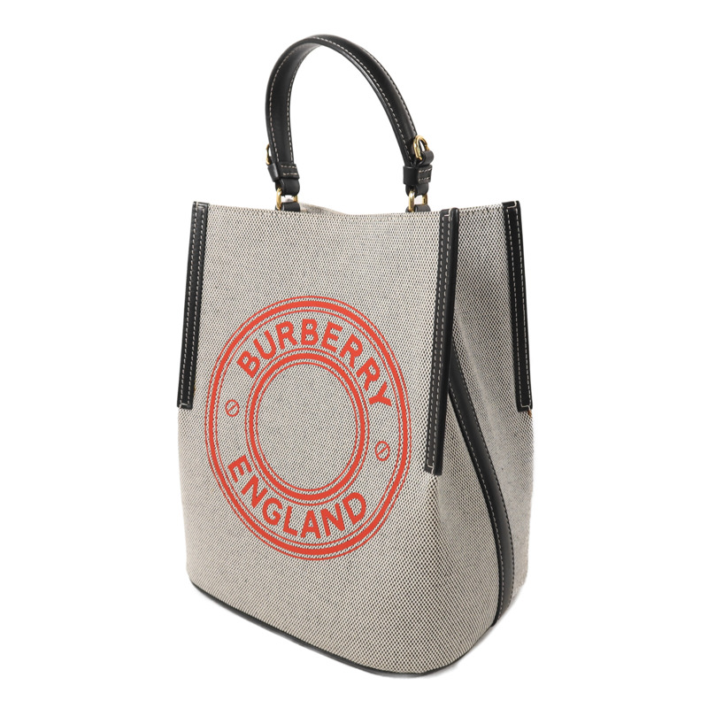 BURBERRY 帆布Small Peggy Bucket Bag手挽肩背兩用袋-2