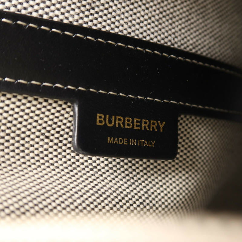 BURBERRY 帆布Small Peggy Bucket Bag手挽肩背兩用袋-5