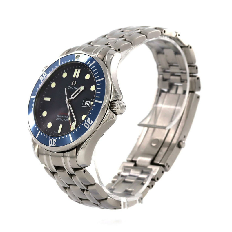 歐米茄海馬系列專業2221.80不鏽鋼石英錶-1