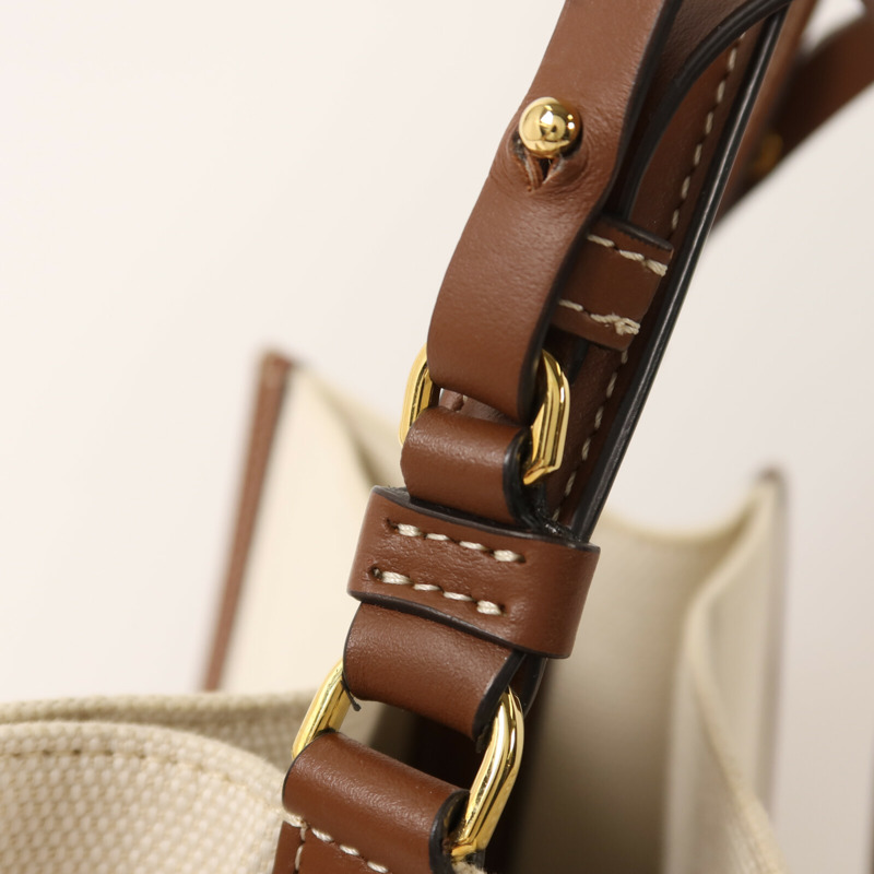BURBERRY 帆布Small Peggy Bucket Bag手挽肩背兩用袋-8