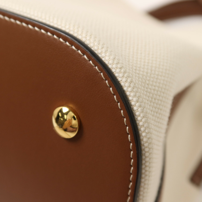BURBERRY 帆布Small Peggy Bucket Bag手挽肩背兩用袋-12