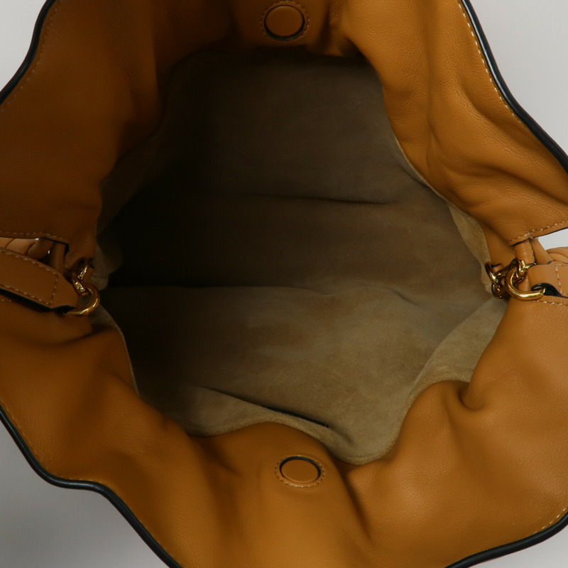 LOEWE 牛皮皮革Flameneo Medium肩背袋-4