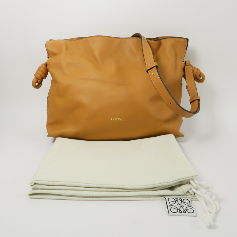 LOEWE 牛皮皮革Flameneo Medium肩背袋-11
