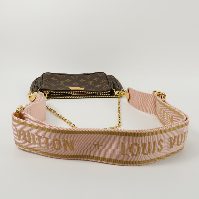 LOUIS VUITTON Monogram Multi Pochette Accessoires鏈帶手挽肩背兩用袋-9