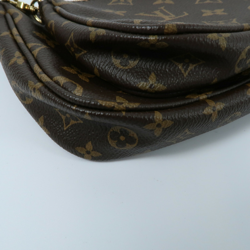 LOUIS VUITTON Monogram Multi Pochette Accessoires鏈帶手挽肩背兩用袋-13
