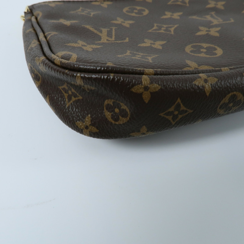 LOUIS VUITTON Monogram Multi Pochette Accessoires鏈帶手挽肩背兩用袋-15