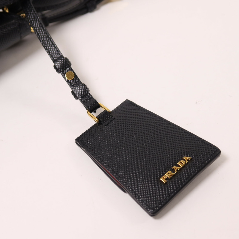 PRADA 牛皮皮革Secchiello In Pelle手挽肩背兩用袋-13