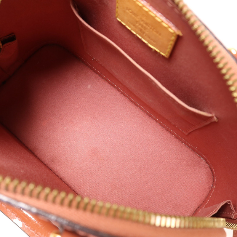 LOUIS VUITTON Monogram Vernis Alma BB手挽肩背兩用袋-4