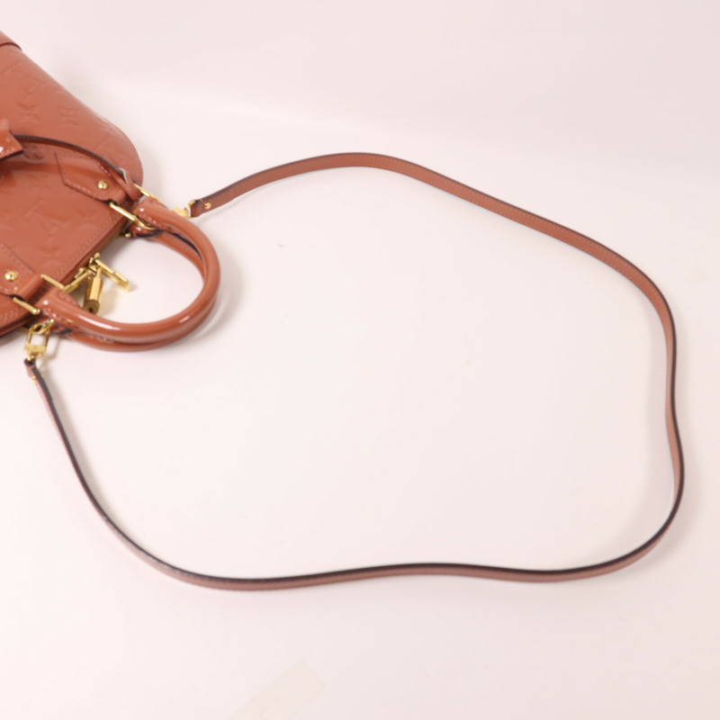 LOUIS VUITTON Monogram Vernis Alma BB手挽肩背兩用袋-7