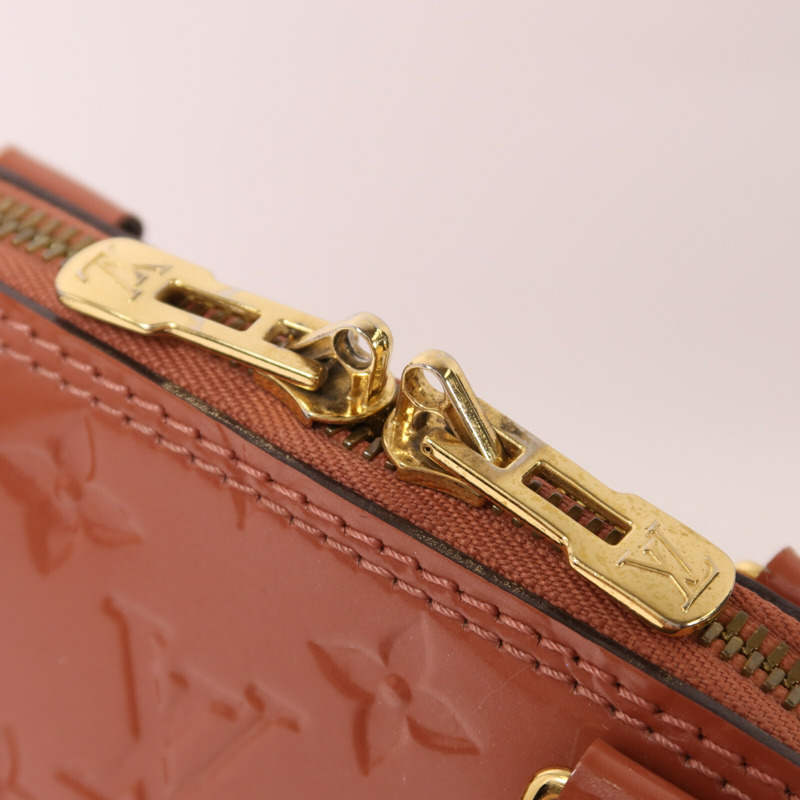 LOUIS VUITTON Monogram Vernis Alma BB手挽肩背兩用袋-9