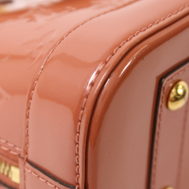 LOUIS VUITTON Monogram Vernis Alma BB手挽肩背兩用袋-10
